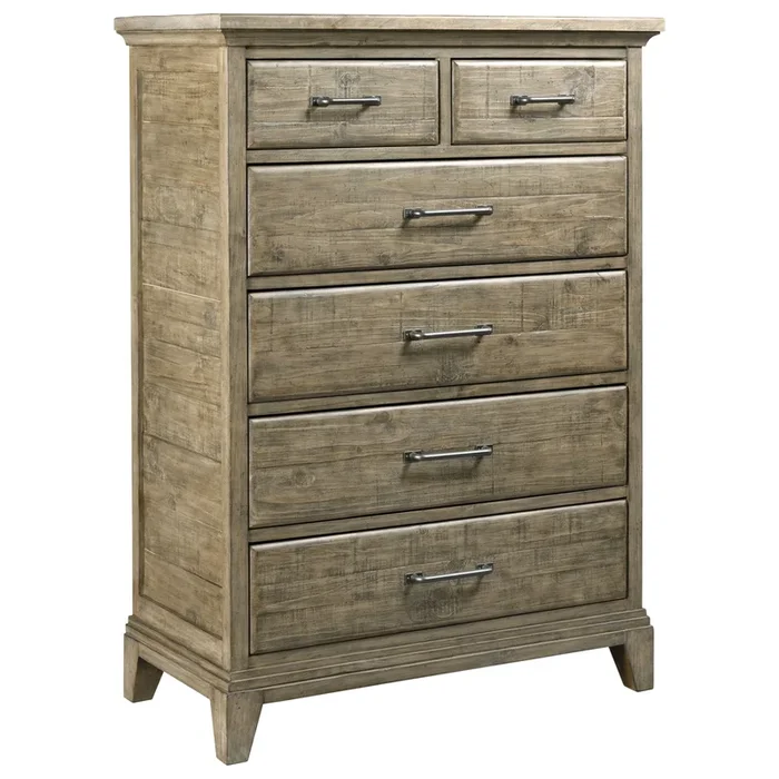 Devine Solid Wood Drawer Chest with Removable Wood Drawer Dividers