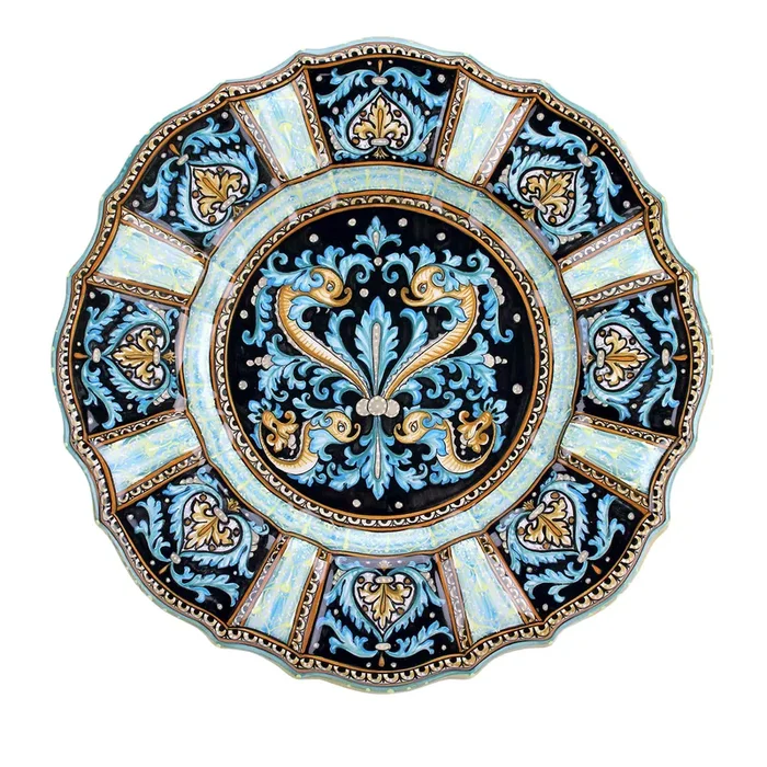 Dolphins Round Decorative Plate