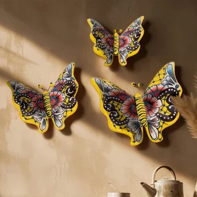 Dorothy Butterflies Wall Art – Set of 3
