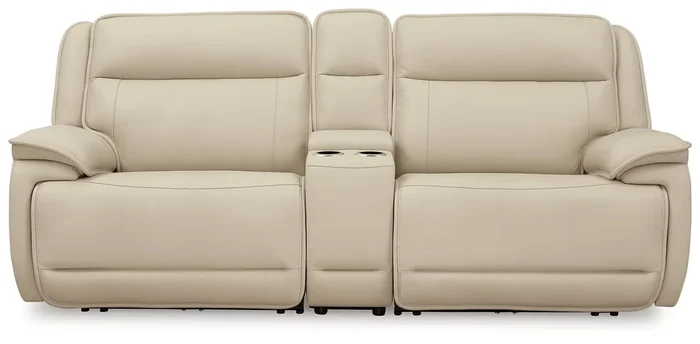 Double Deal 2-Piece Power Reclining Loveseat W/ Console