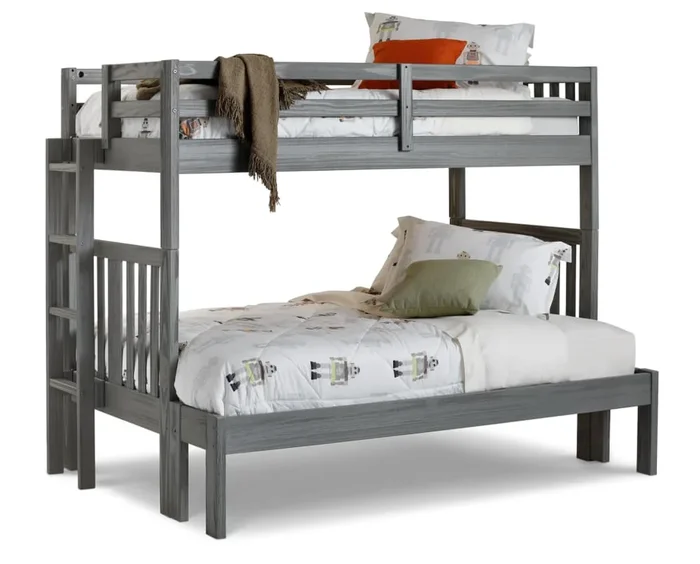 Dove Twin-Full Bunk Bed with Ladder