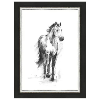 Dynamic Equestrian II Framed Print