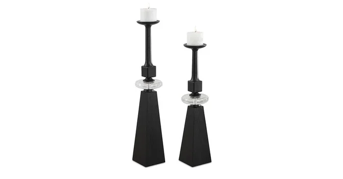 Ebon Glow, Candleholders, S/2