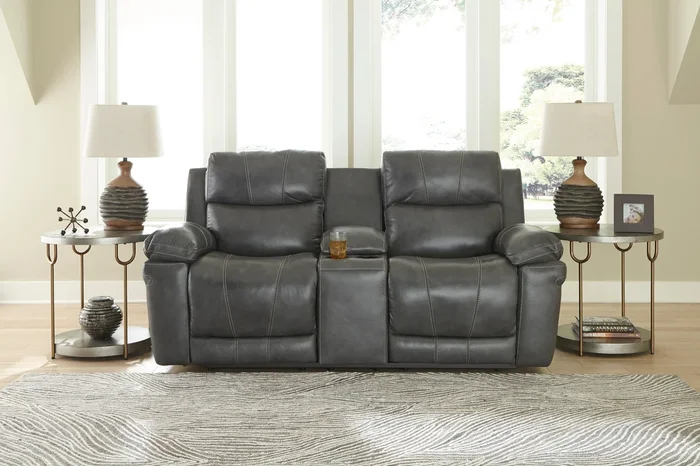 Edmar Power Reclining Loveseat with Console