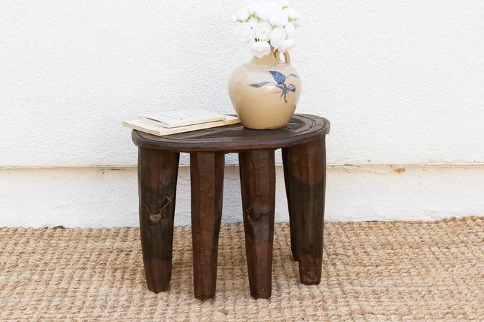 Egan Nupe Rustic African Stool (Trade)