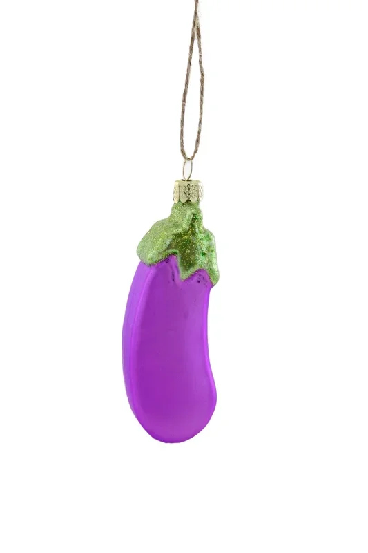 Eggplant Emoji Ornament