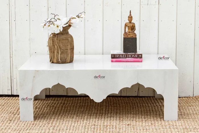 Elegant Taj Marble Coffee Table (Trade)