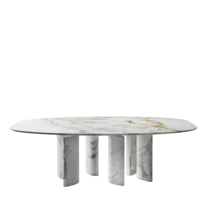 Ellenico Dining Table in Calacatta Classico