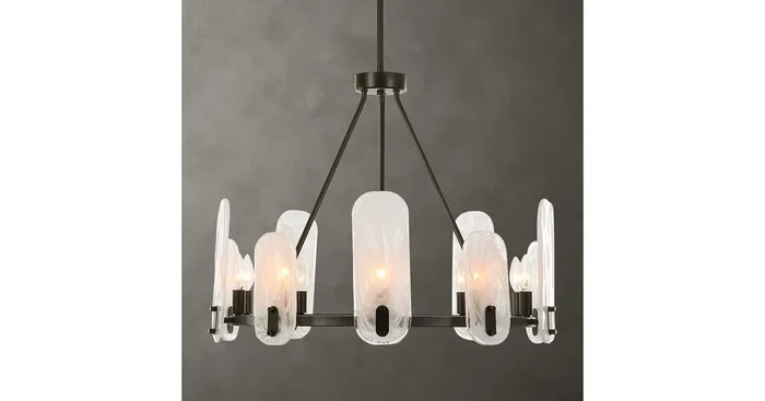 Ellipse, 10 Lt Chandelier