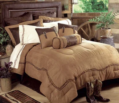 Embroidered Barbwire Bed Set – Queen