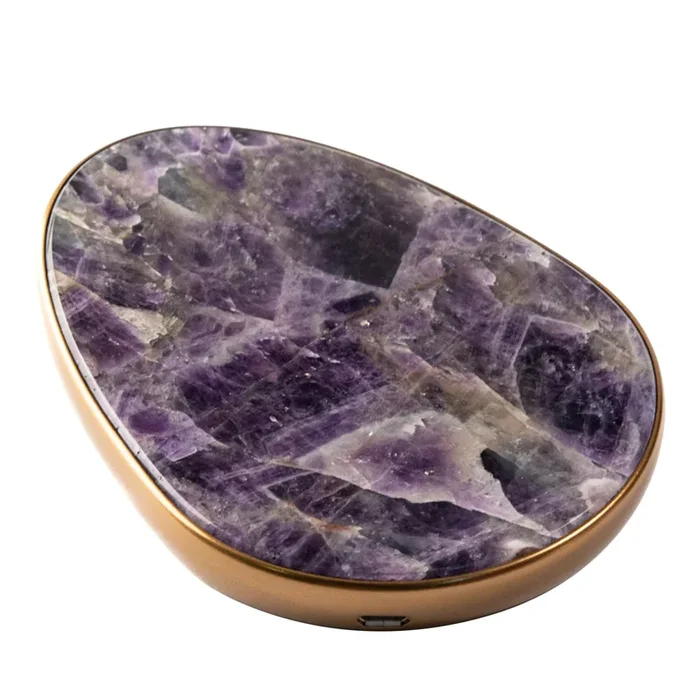 Enki Two Amethyst & Bronze Desktop Charger