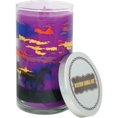 Evening Cowboys Candle