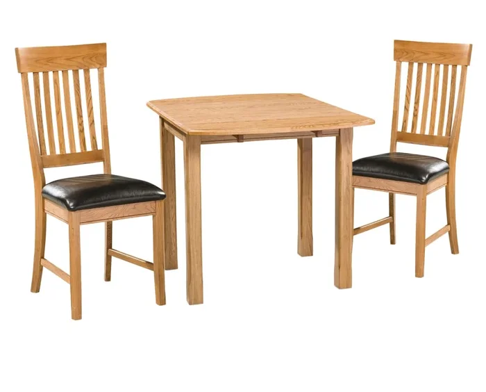 Fairlawn 3 Pc. Drop Leaf Dining Set w/ Slat Back Chairs