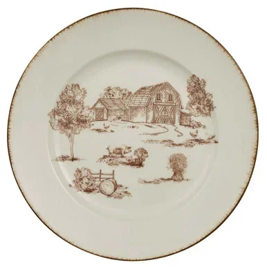 Farmhouse Country Salad Plates – Set of 4