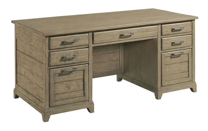 Farmhouse Double Pedestal Executive Desk