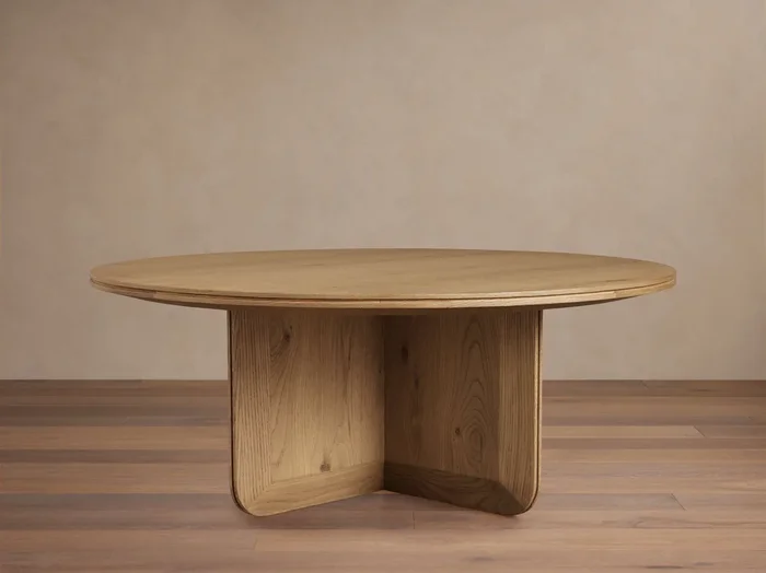 Felton Round Coffee Table in Honey