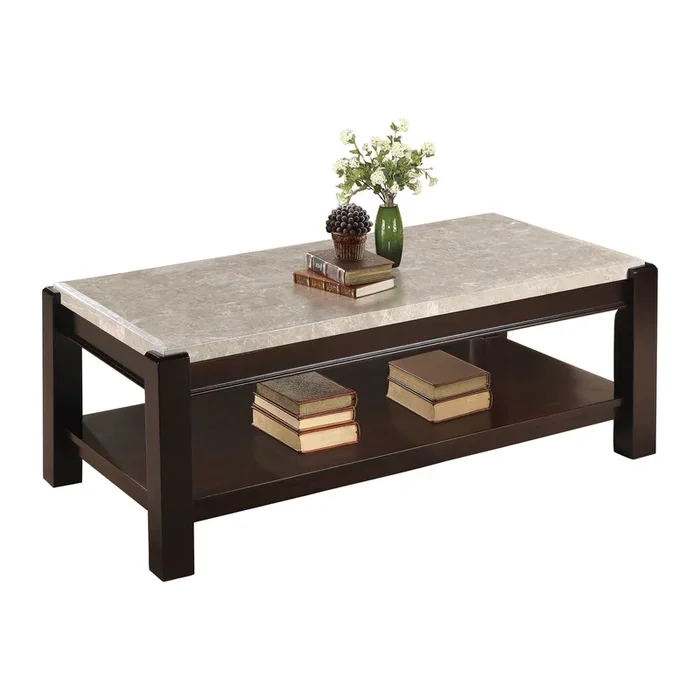 Festus Cocktail Table, Marble Top