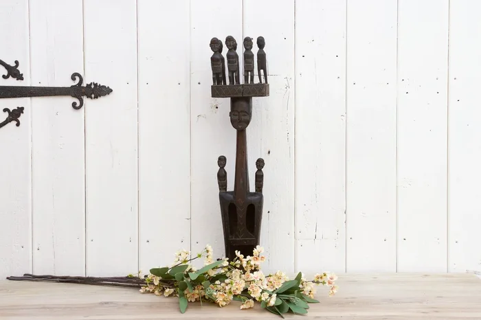 Finely Carved Mid 20th Century Tribal Instrument (Trade)