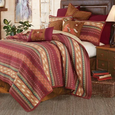 Fire Dance Reversible Quilt Bed Set – King – OUT OF STOCK UNTIL 01/28/2026