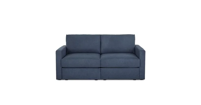 Flex Blue Loveseat with Standard Arm