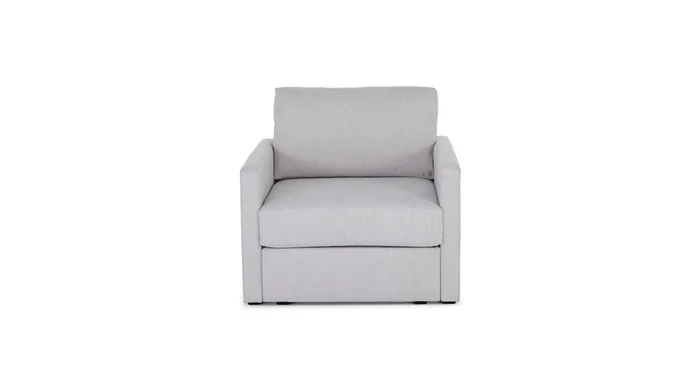 Flex Taupe Chair with Narrow Arm