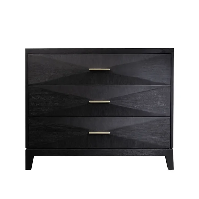 Forrest Three Drawer Nightstand