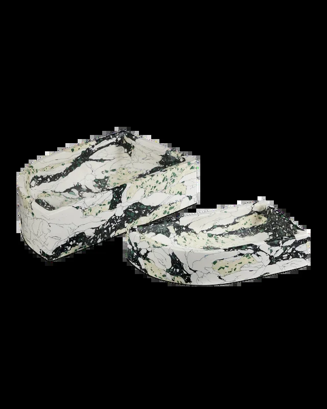 Fossey Asymmetrical Tray Set of 2