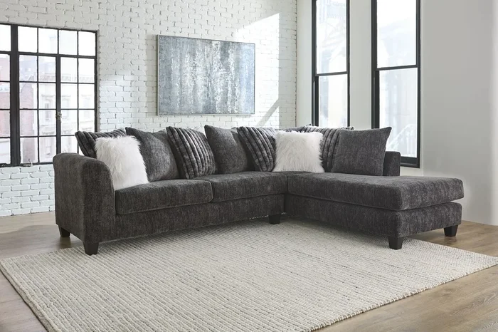 Galactic Charcoal 2-Piece Sectional Sofa with Chaise