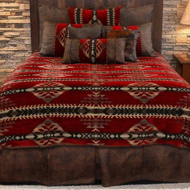 Gallop Claret Duvet Set – Super Queen