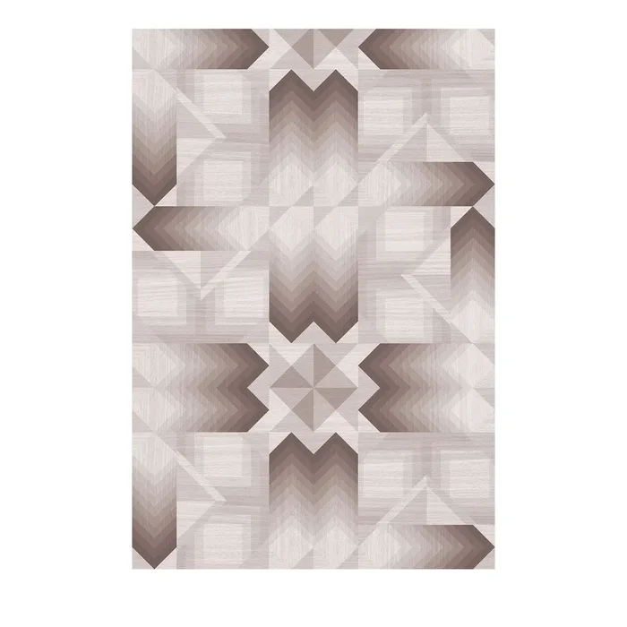 Geometry Square Black-And-White Wallpaper