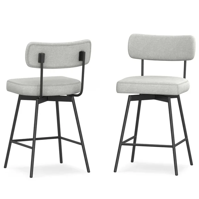 Giselle Swivel Counter Height Stool (Set of 2)