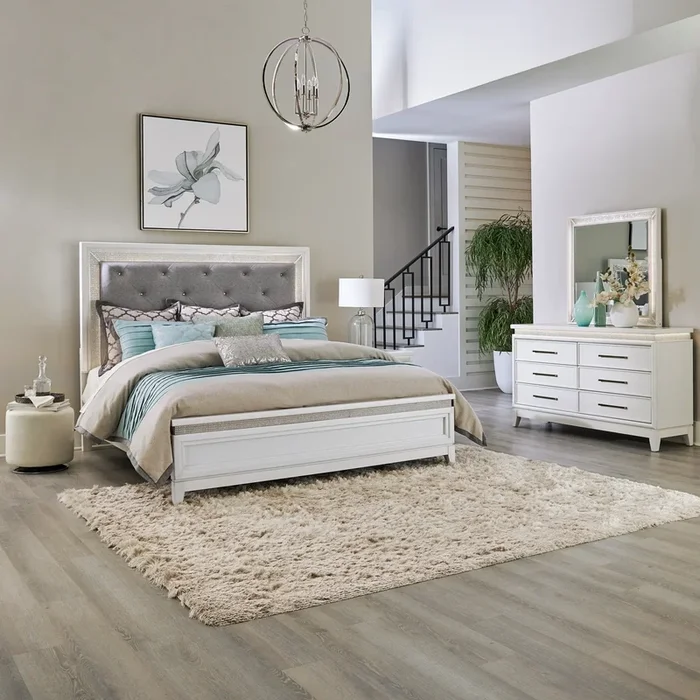 Glam 3-Piece King Bedroom Set