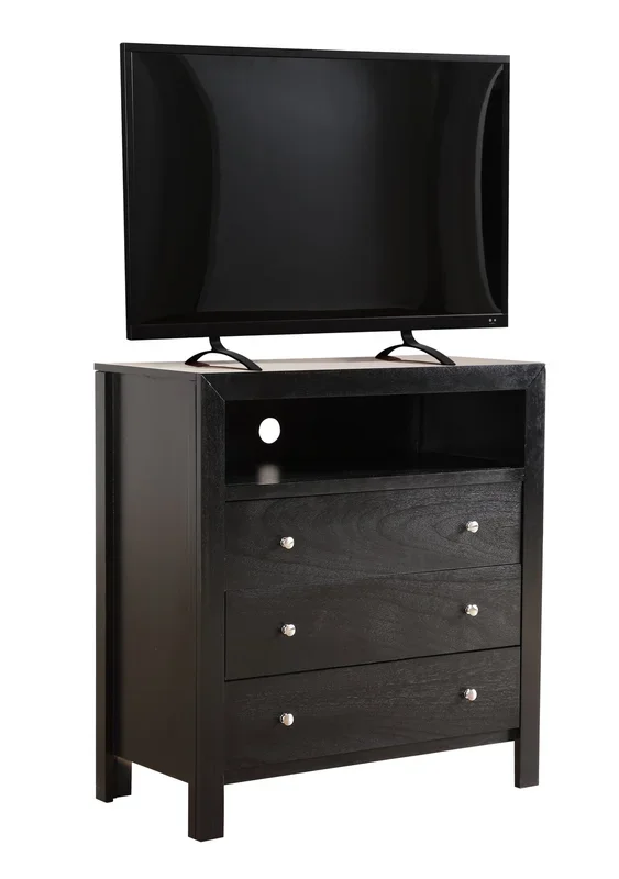 Glory Burlington G2450-TV Media Chest , Black G2450-TV