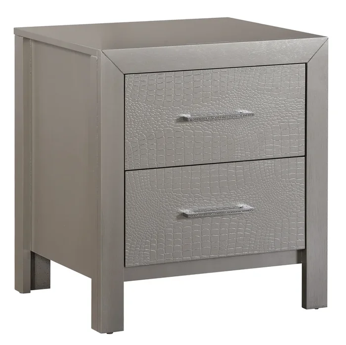Glory Glades G4200-N Nightstand , Silver Champagne G4200-N