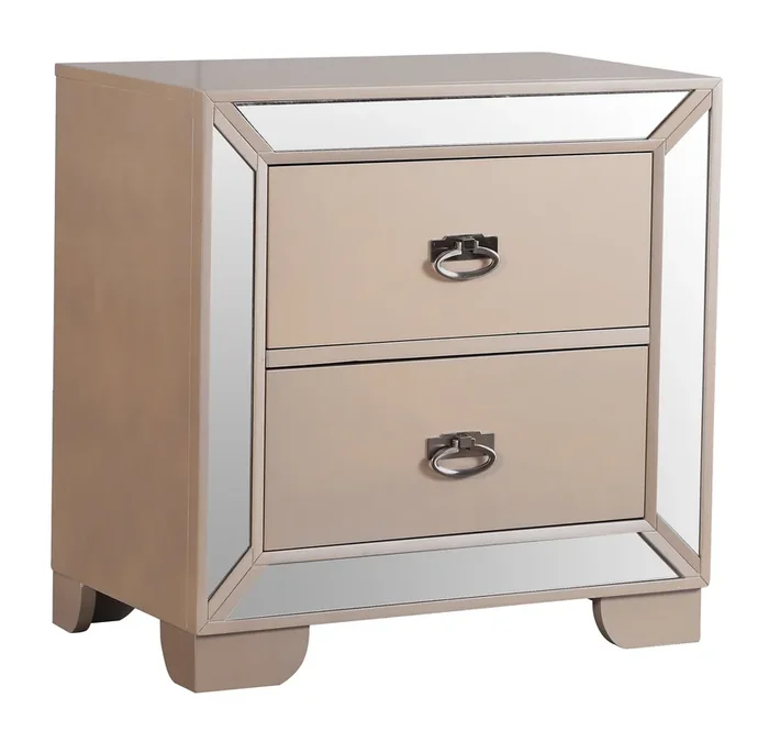 Glory Hollywood Hills G8100-N Nightstand , Pearl G8100-N