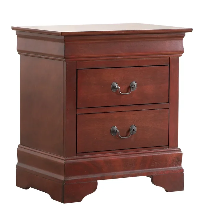 Glory Louis Phillipe G3100-N Nightstand , Cherry G3100-N