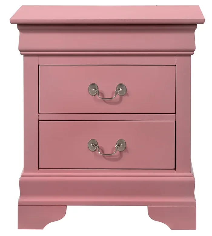 Glory Louis Phillipe G3104-N Nightstand , Pink G3104-N
