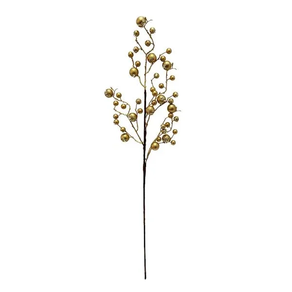 Gold Berry Twig Spray, 30″