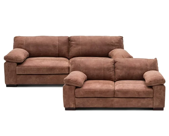 Grand Outback Leather Sofa Set
