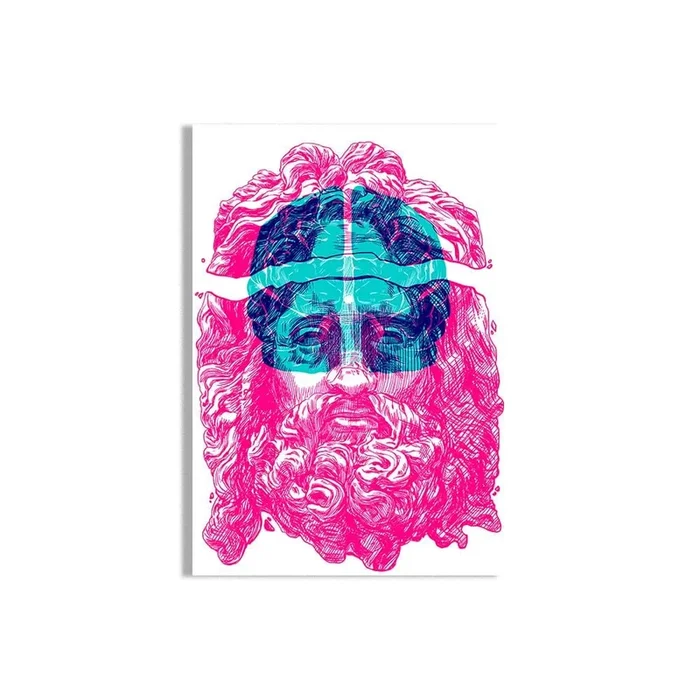 Greeks in Double Exposure Canvas (Matte Finish)