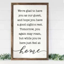 Guest Room White Wall Art
