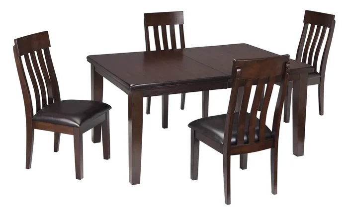 Haddigan 5-Piece Dining Room Table & Side Chair Set