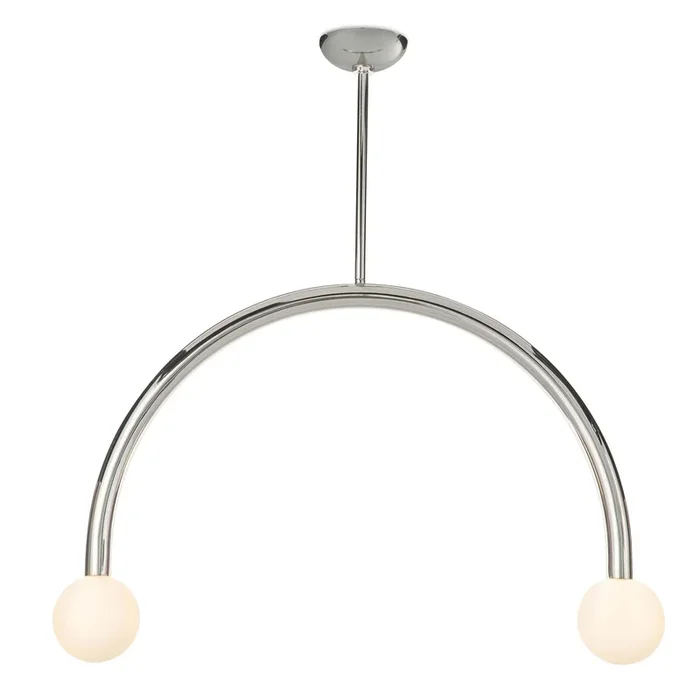 Happy Pendant Large (Polished Nickel)