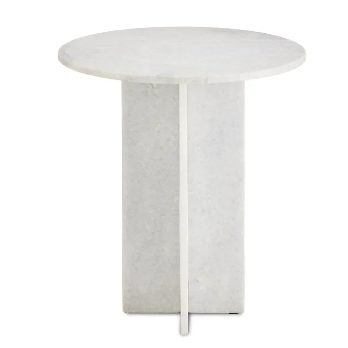 Harmon White Accent Table