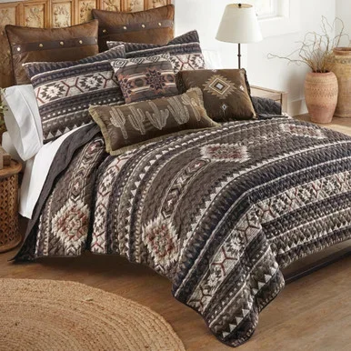 Highland Diamonds Southwest Quilt Bed Set – Queen