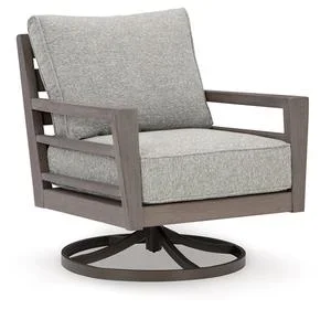 Hillside Barn Outdoor Swivel Lounge With Cushion