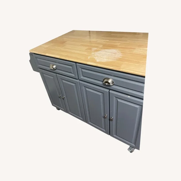 HOMCOM Rolling Kitchen Island