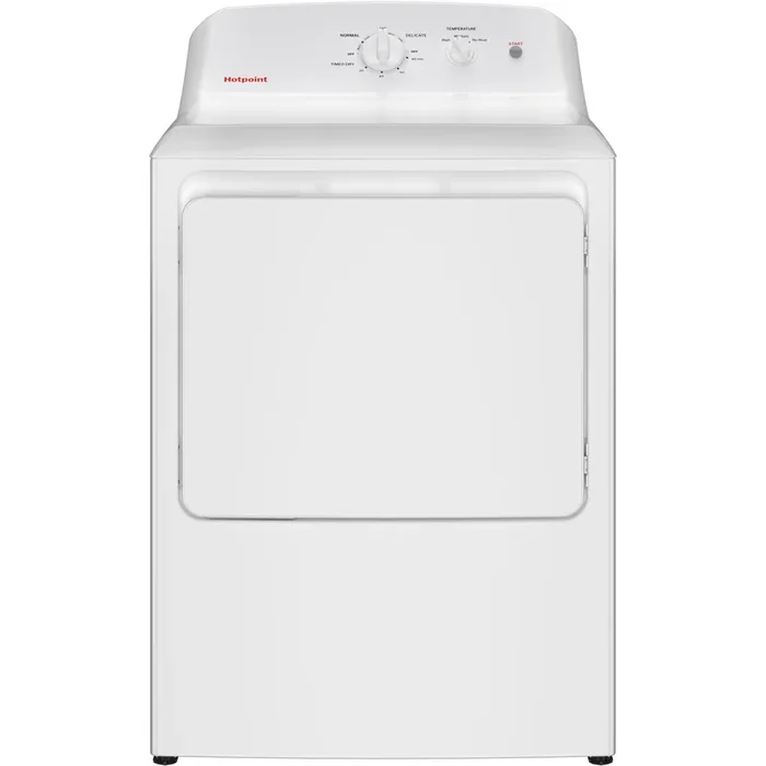 Hotpoint 6.2 cu. ft. Electric Dryer with Reversible Door HTX26EASWWW