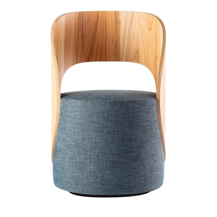 Hug Blue Lounge chair by Luigi Maggiore