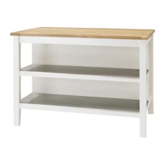 Ikea Stenstorp Kitchen Island w/ 2 Bar Chairs